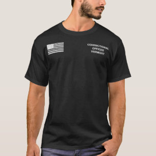 T-shirt Indicateur U de la ligne gris mince de l'agent cor