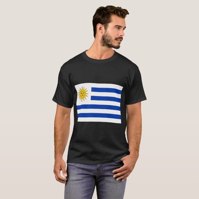 T-shirt Indicateur Uruguay (Devant entier)