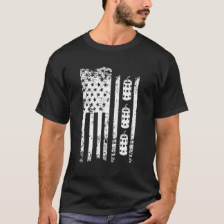 T-shirt Indicateur Us 4 juillet feux d'artifice