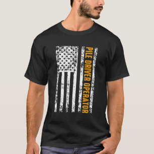 T-shirt Indicateur Usa de l'opérateur de pilote de fichier