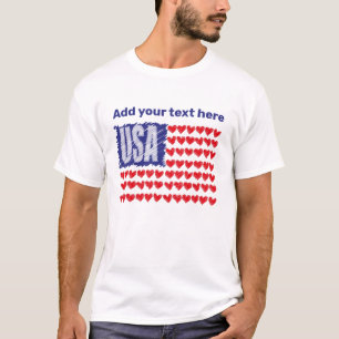 T-shirt Indicateur USA personnalisé
