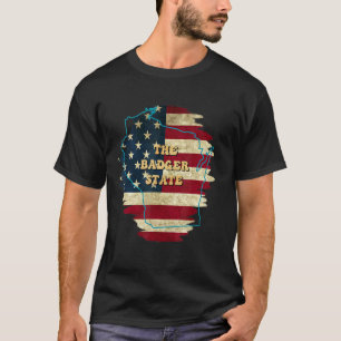 T-shirt Indicateur Wisconsin Wi-Fi