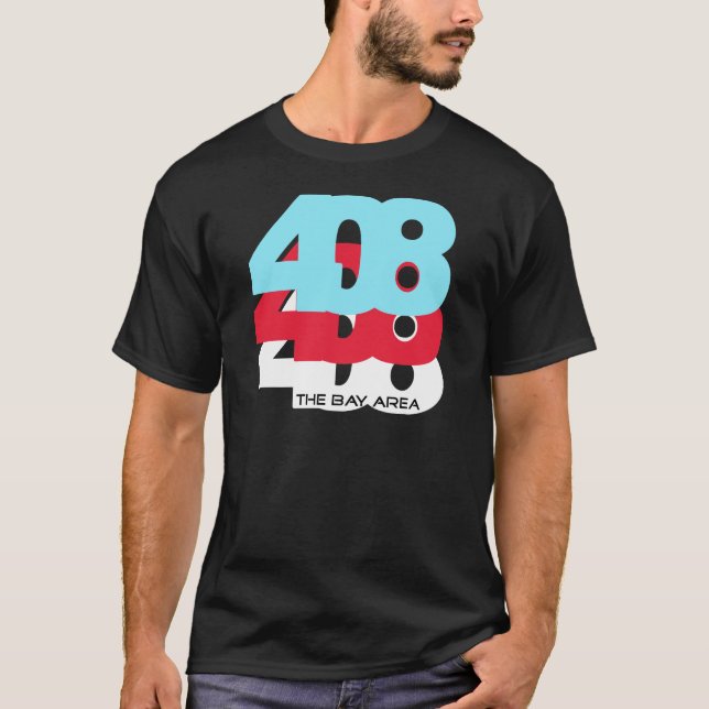 T-shirt Indicatif régional 408 (Devant)