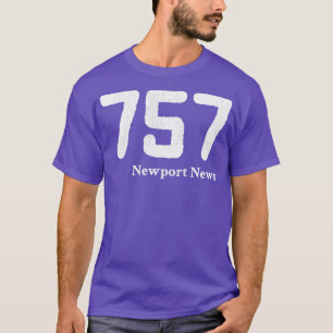 T-shirt Indicatif régional 757 Newport News Virginia
