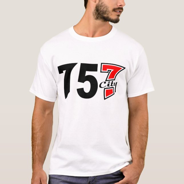 T-shirt Indicatif régional 757city (Devant)