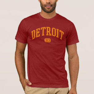 T-shirt Indicatif régional de Detroit 313