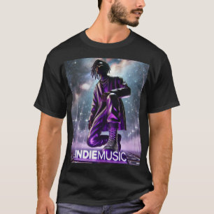 T-shirt indieMusic Purple-1