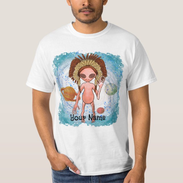 T-shirt Indien Alien (Devant)