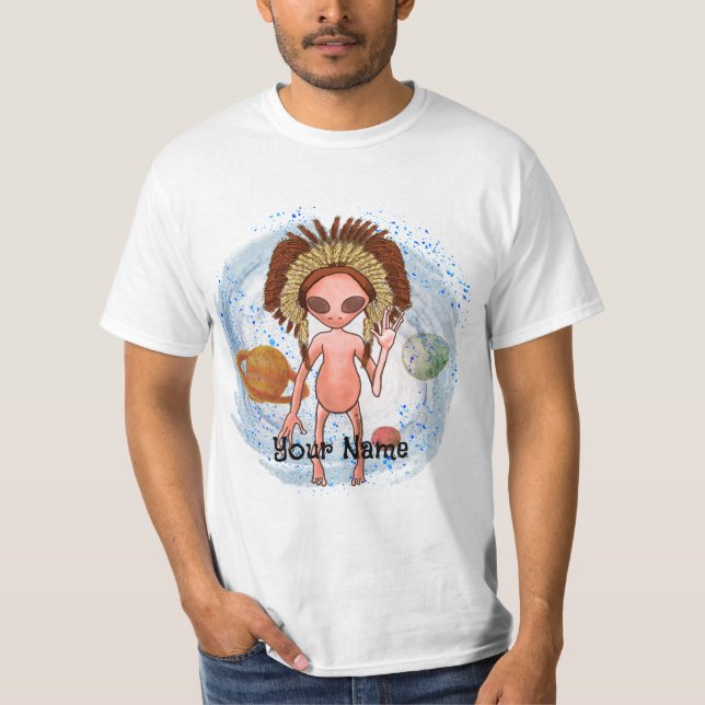 T-shirt Indien Alien (Devant)