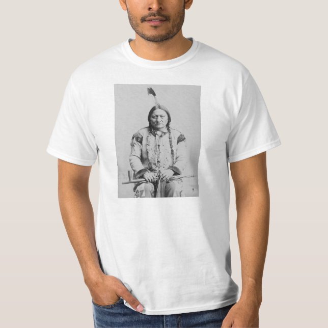 T-shirt Indien d'Amerique de Taureau de séance (Devant)