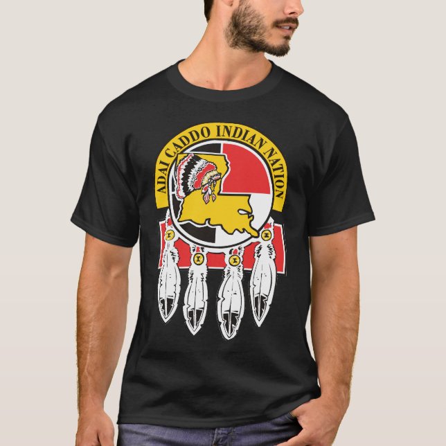 T-shirt indien de Natif américain de nation d'Adai (Devant)