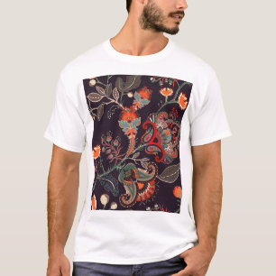 T-shirt Indien Floral Grande Nature sans joint