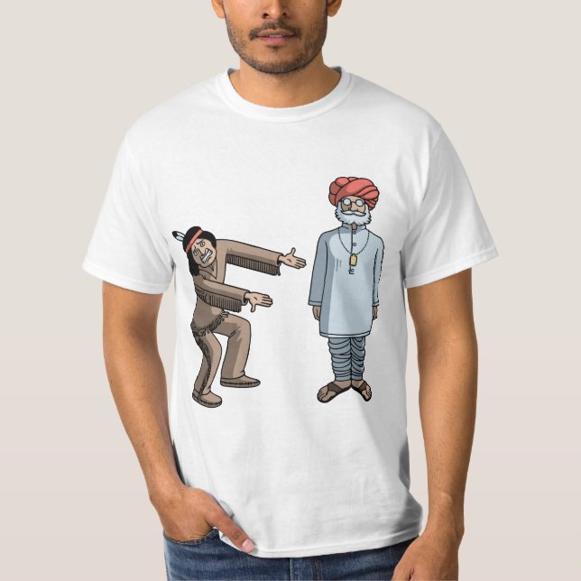T-shirt Indien indien de V. (Devant)