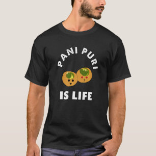 T-shirt indien pani puri love