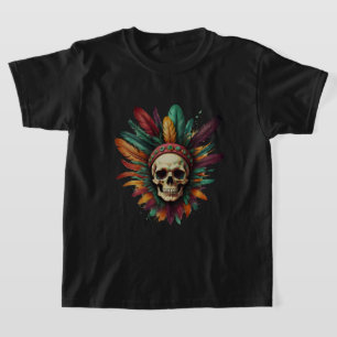 T-shirt Indien plumé