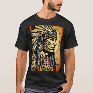 T-shirt INDIEN ROUGE
