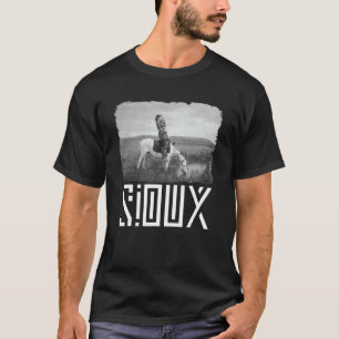 T-shirt Indien Sioux à cheval Fierté d'Indien d'Amérique n