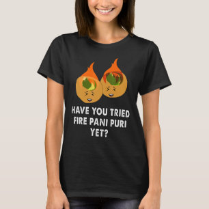 T-shirt indien street food tendance feu pani puri