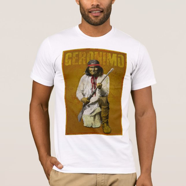 T-shirt Indien vintage de Geronimo - d'Apache (Devant)