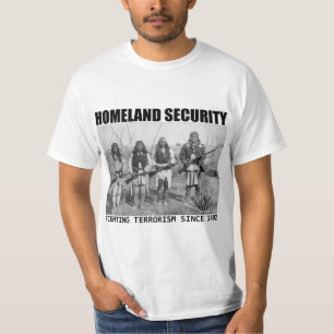 T-shirt Indiens de sécurité de patrie