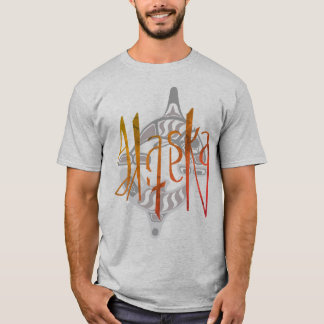 T-shirt Indigène Ambigram de l'Alaska