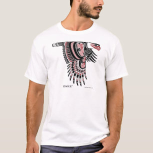 T-shirt Indigène du nord-ouest Eagle de côte