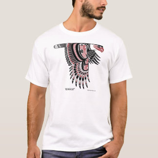 T-shirt Indigène du nord-ouest Eagle de côte