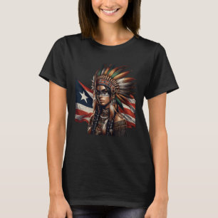 T-shirt Indigène Taino femme Porto-Rico Caraïbes Inde
