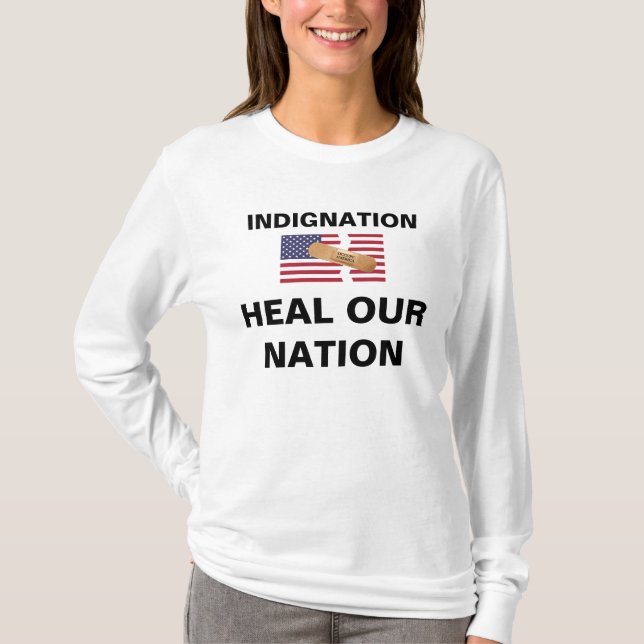 T-SHIRT INDIGNATION FIXE NOTRE NATION (Devant)