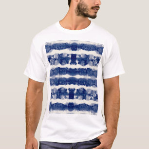 T-shirt Indigo Art : Chaos Aquarelle Abstrait.