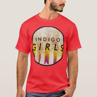 T-shirt Indigo Girls VINTAGE CERCLE JAUNE