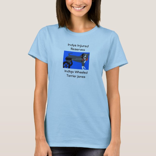T-shirt Indigo peint (Devant)