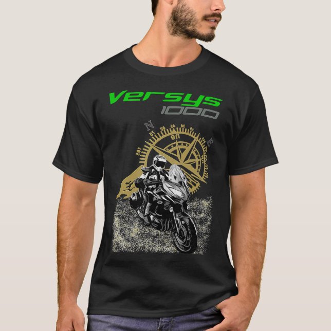 T-shirt indispensable Kawasaki Versys 1000 (Devant)