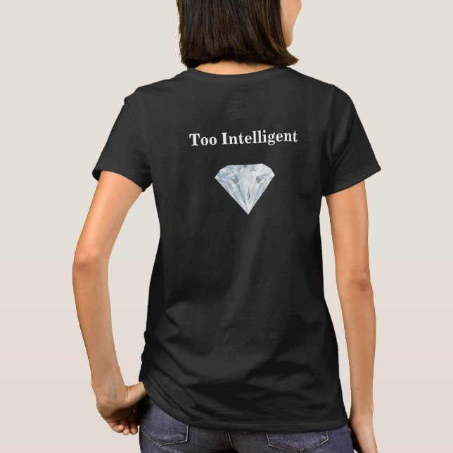 T-shirt Individu ciblé par un diamant moderne (Dos)