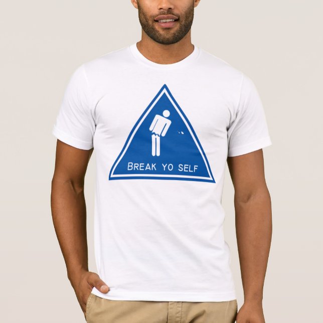 T-shirt Individu de Yo de coupure (Devant)