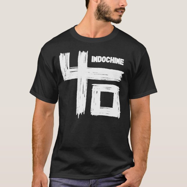 T-shirt Indochine 40 Logo Tour 2021 Kakatin Essential Es (Devant)