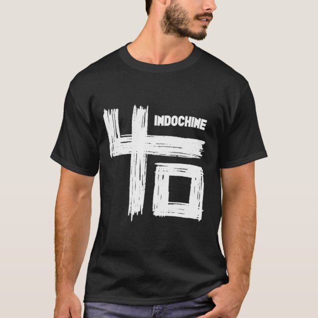 T-shirt indochine 40 tour 2021 cacakatine Essential 584 (Devant)