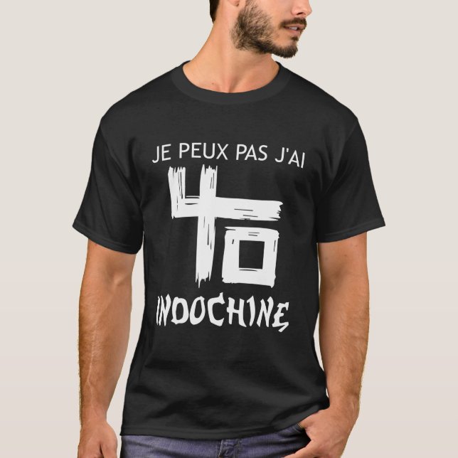 T-shirt Indochine Central Tour 2022 Tee Central Tour Indoc (Devant)