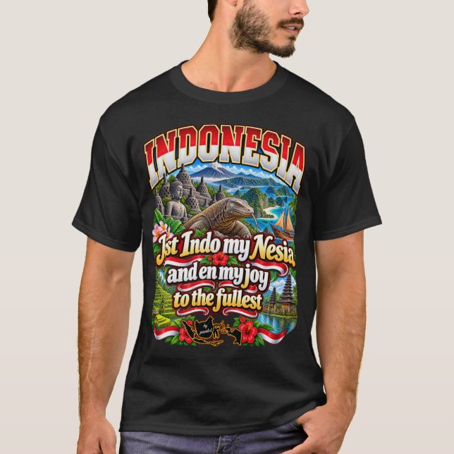 T-shirt Indonésie (Devant)