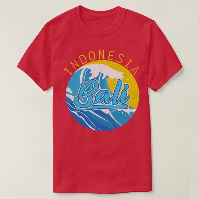 T-shirt Indonésie désespérée Bali (Design devant)