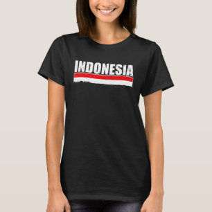 T-shirt Indonésie Fier drapeau indonésien