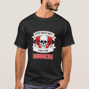 T-shirt Indonésie Ne jamais sous-estimer