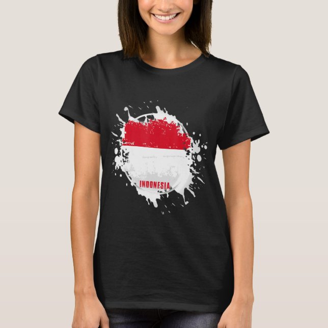 T-shirt Indonésie Splash (Devant)