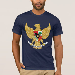 T-shirt indonésien d'emblème national