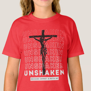 T-shirt Inébranlable - Foi Christianisme Jésus-Christ Roug