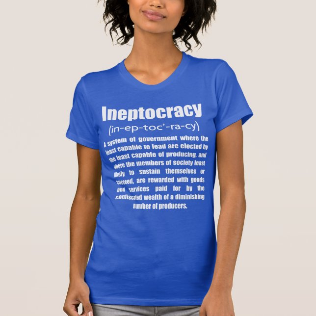 T-shirt Ineptocratie (Devant)