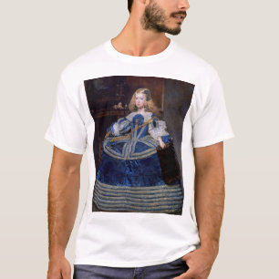 T-shirt Infante Marguerite-Thérèse en robe bleue, Vélasque