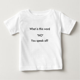 T-shirt infantile, blanc