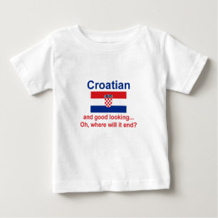 T-shirt infantile croate beau