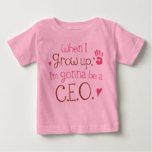 T-shirt infantile de bébé de CEO (avenir)